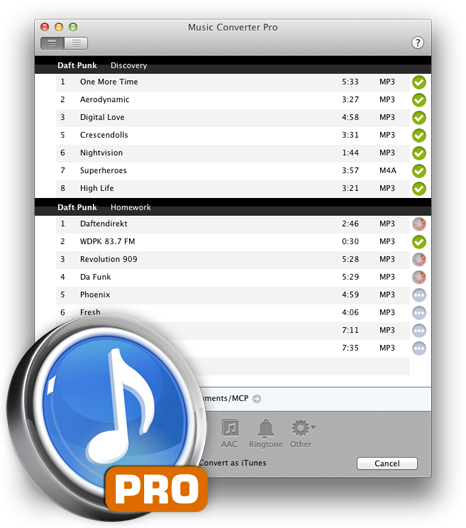 Screenshot of Music Converter Pro